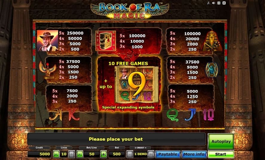 gioco book of ra magic gratis